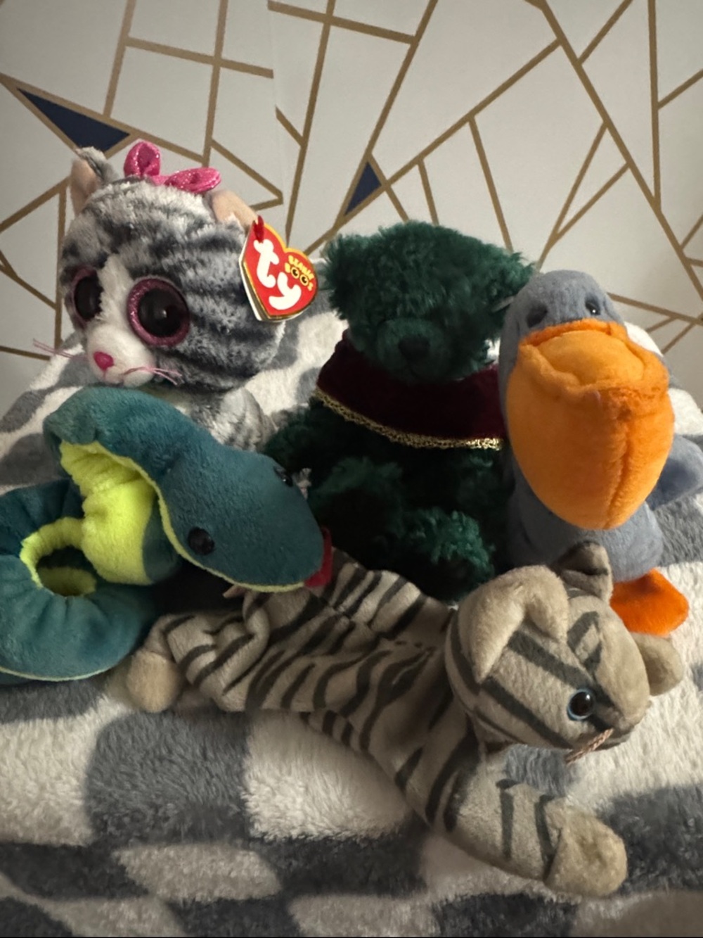 Ty Plush Collection  - Multicolor Friends bundle #6